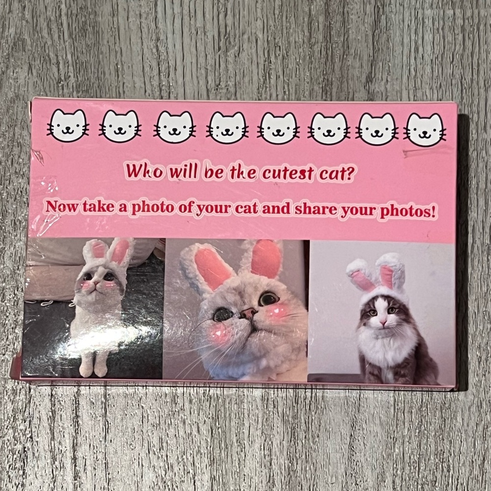 Cat costume bunny ears